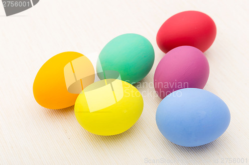 Image of Painted colourful easter egg