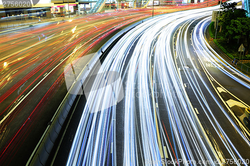 Image of Busy traffic on highway