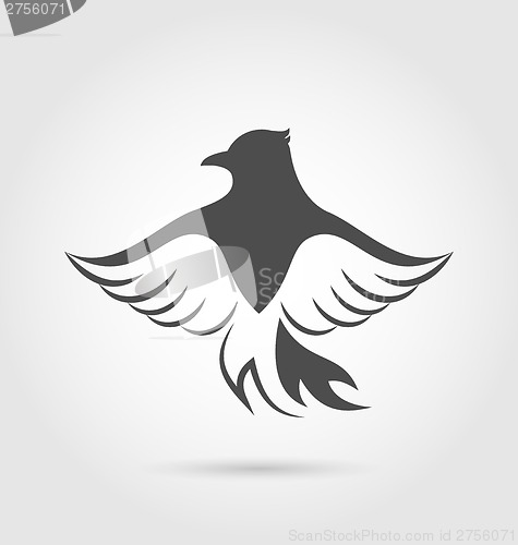 Image of Eagle symbol isolated on white background