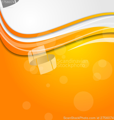 Image of Abstract bright orange background with circles