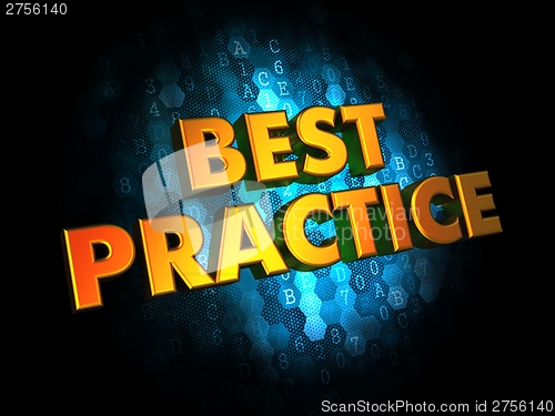 Image of Best Practice Concept on Digital Background.