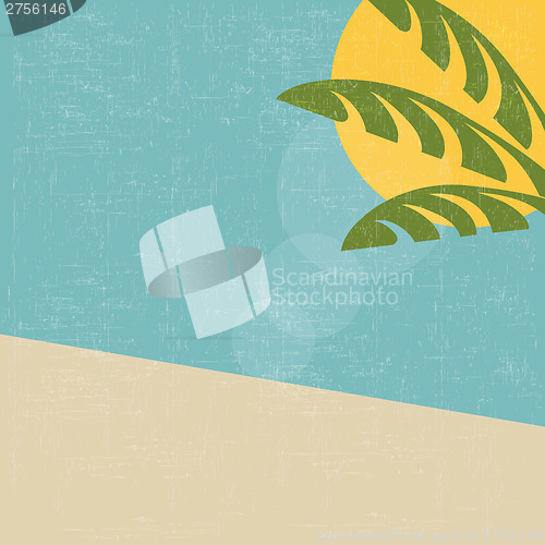 Image of retro summer landscape