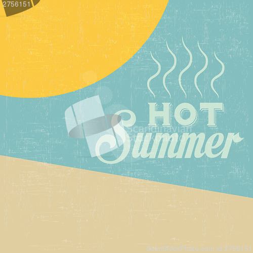 Image of retro summer landscape
