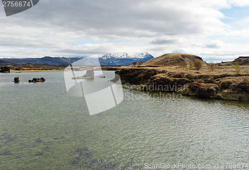 Image of Myvatn lake, Iceland