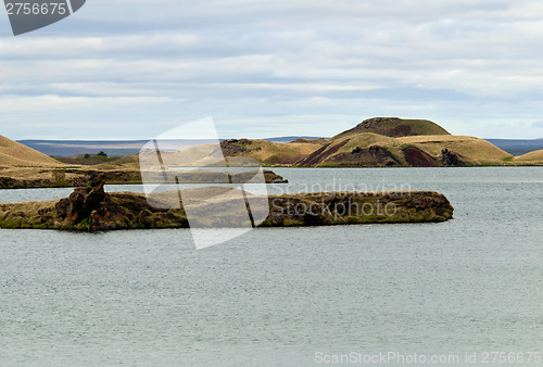 Image of Myvatn lake, Iceland