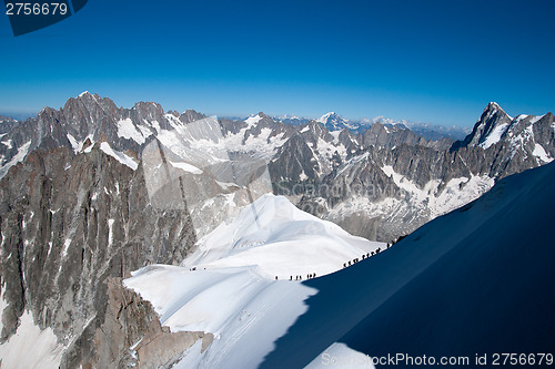 Image of Alps mountain in summer