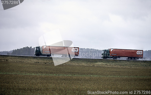 Image of Red truck