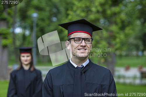 Image of Portrait of a Young Man in the Graduation Day