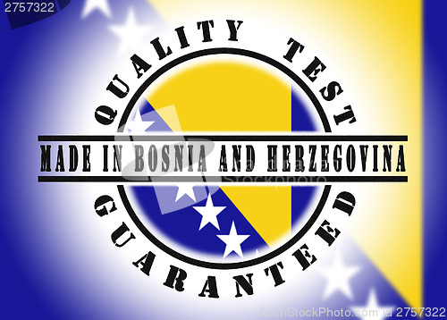 Image of Quality test guaranteed stamp 