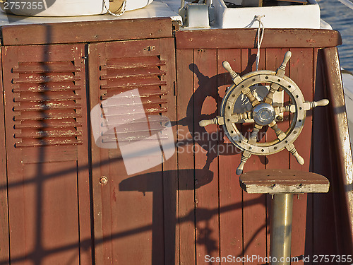 Image of deck of an old fishing boat