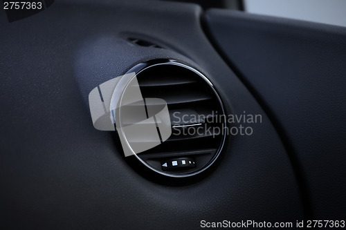 Image of Details of air conditioning in modern car