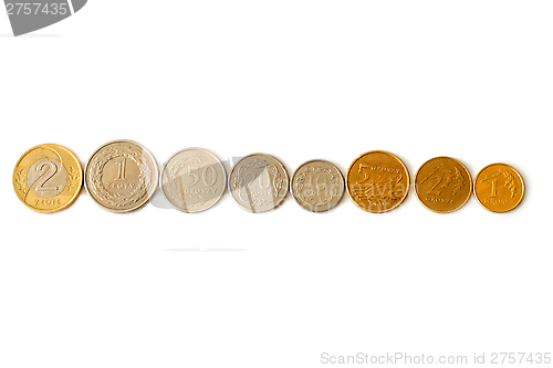 Image of Coins in a row