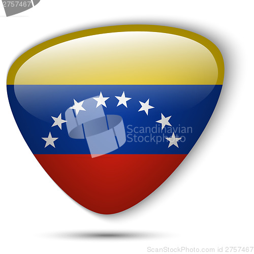 Image of Venezuela Flag Glossy Button