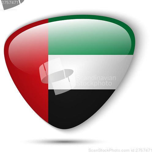 Image of Emirates Flag Glossy Button