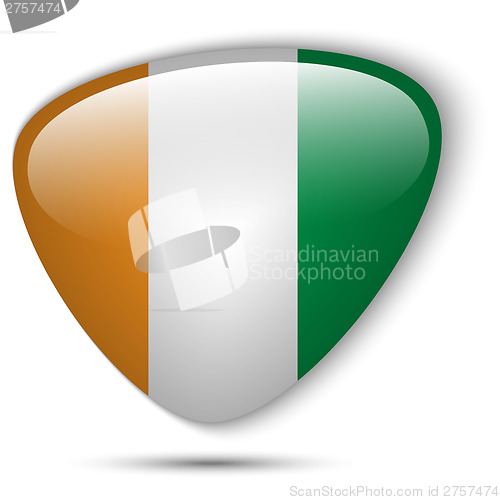 Image of Ireland Flag Glossy Button