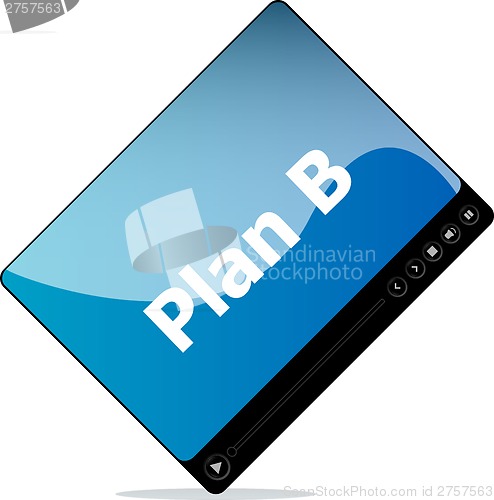 Image of plan b on media player interface