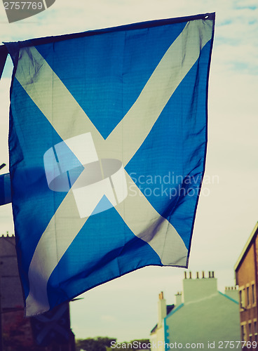 Image of Retro look Scotland flag