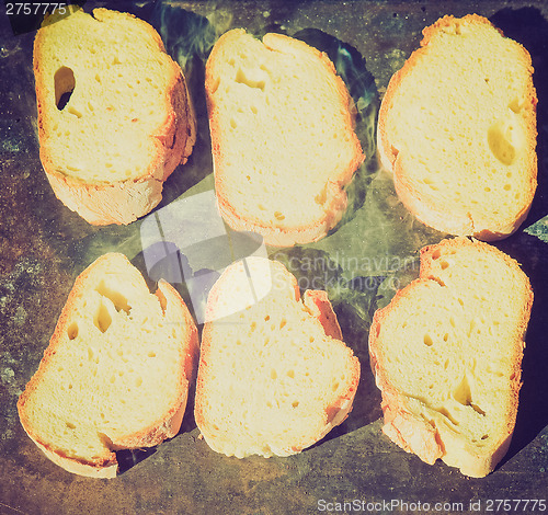 Image of Retro look Bread slice