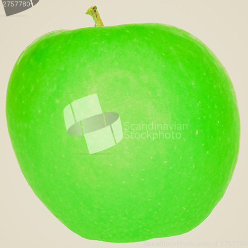 Image of Retro look Apple isolated