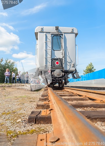 Image of Tyumen Children's railroad. Russia