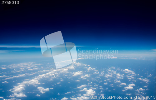 Image of blue sky with clouds