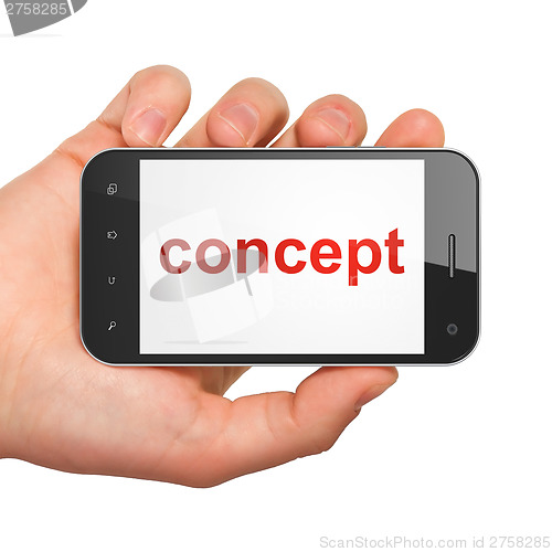 Image of Marketing concept: Concept on smartphone