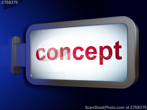 Image of Marketing concept: Concept on billboard background