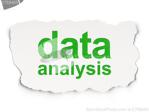 Image of Data concept: Data Analysis on Paper background