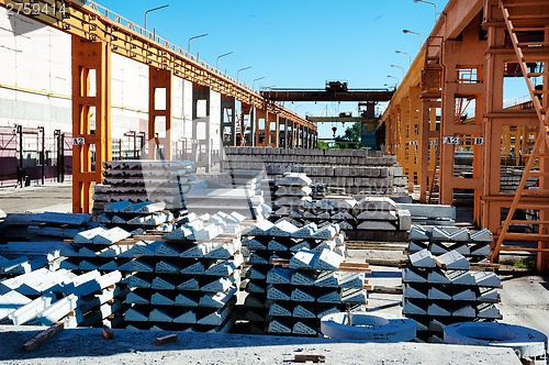 Image of Finished goods warehouse at Concrete Goods Plant