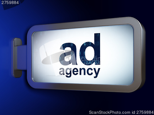 Image of Marketing concept: Ad Agency on billboard background