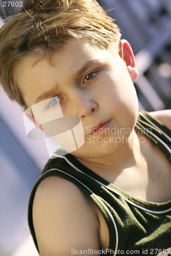 Image of Serious boy