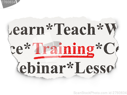 Image of Education concept: Training on Paper background
