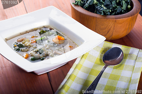 Image of White Bean and Kale soup