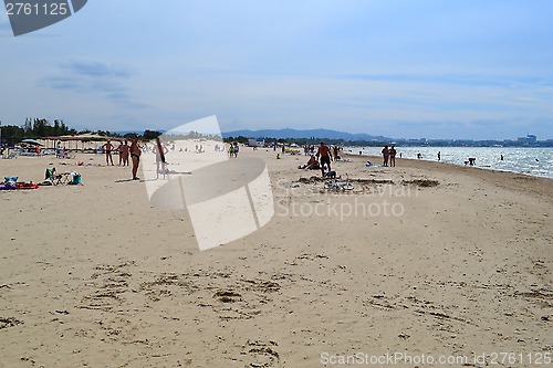 Image of Beach in Dzhemeta overlooking Anapa.