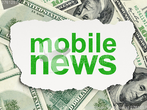 Image of News concept: Mobile News