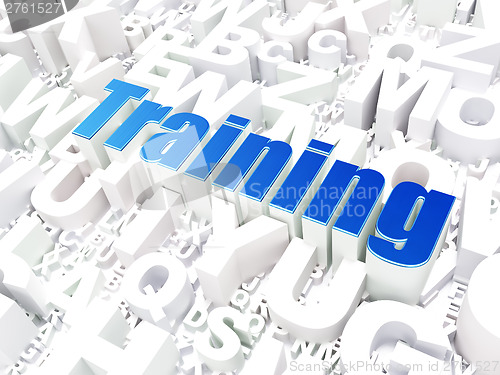 Image of Education concept: Training on alphabet