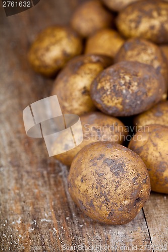 Image of organic potatoes