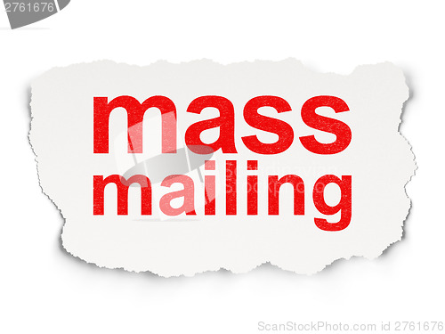 Image of Advertising concept: Mass Mailing
