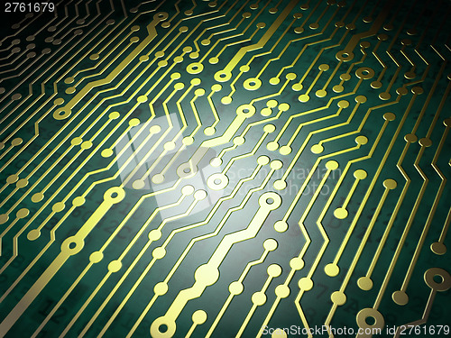 Image of Technology concept: circuit board background