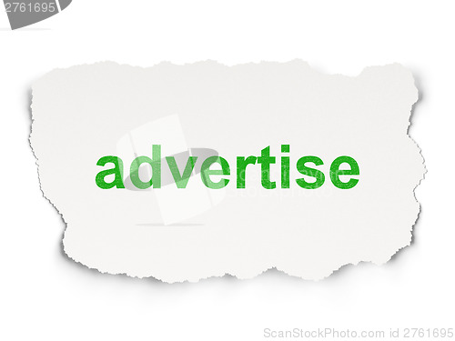 Image of Marketing concept: Advertise