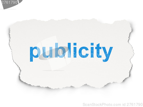 Image of Advertising concept: Publicity