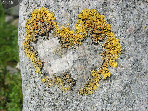 Image of Heart on stone