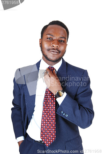 Image of Black man in business suit. 