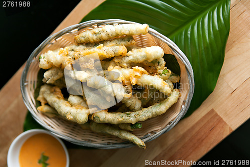 Image of Fried Tempura Asparagus