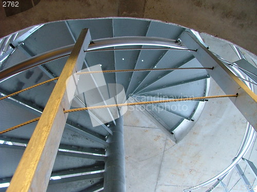 Image of winding up staircase