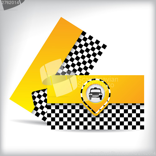 Image of Business card design with car symbol