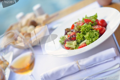 Image of restaurant healthy meal