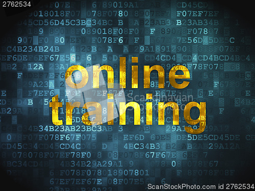 Image of Online Training on digital background