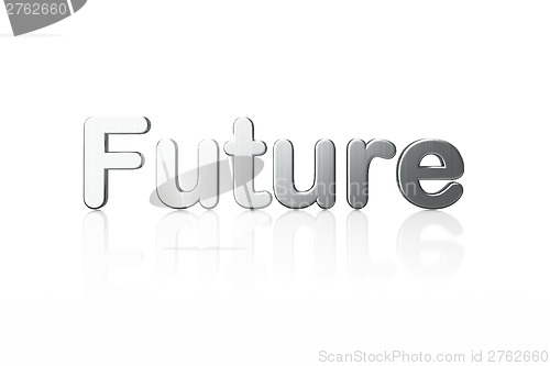 Image of Timeline concept: 3d word Future