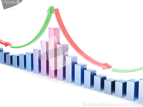 Image of Business chart 3d